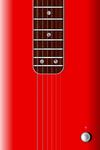 Iphone用の無料 壁紙 ギター ローズウッド指板 レッド